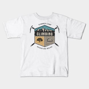 Summer Camp Adventure Begins Kids T-Shirt